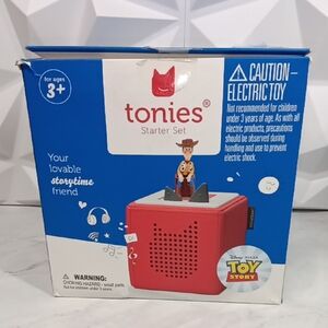 Disney & Pixar Toy Story Toniebox Starter Set- Red (Box Slighlty Damaged)